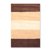 3x5 Beige, Brown, Tan Color Hand Tufted All-Over Wool Modern Oriental Rug