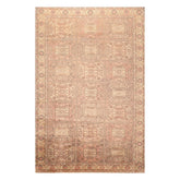 6'6" x 9'11" Hand Knotted Wool Kayseri Vegetable dyes Oriental Area Rug Rose