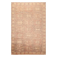 6'6" x 9'11" Hand Knotted Wool Kayseri Vegetable dyes Oriental Area Rug Rose