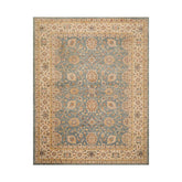 9x12 Slate, Beige, Taupe Color Hand Knotted All-Over 100% Wool Traditional Oriental Rug