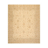 8x10 Beige, Taupe, Tan Color Hand Knotted All-Over 100% Wool Traditional-Persian/Oriental Oriental Rug