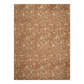 9x12 Brown, Beige, Blue Color Hand Knotted All-Over 100% Wool Transitional Oriental Rug