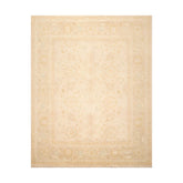 8x10 Muted Earth Tones, Beige, Gray Color Hand Knotted All-Over 100% Wool Traditional Oriental Rug