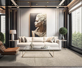 10x14 Gray, Beige, Slate Color Hand Knotted All-Over 100% Wool Transitional Oriental Rug