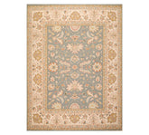 8x10 Slate, Beige, Taupe Color Hand Knotted All-Over 100% Wool Traditional Oriental Rug