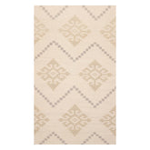 3x5 Beige, Gray, Color Hand Knotted All-Over 100% Wool Modern Oriental Rug