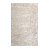 5x7 Gray, , Color Hand Knotted All-Over 100% Viscose Modern Oriental Rug