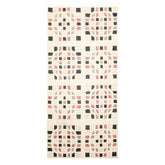 3x5 Cream, Brown, Black Color Hand Knotted All-Over 100% Wool Modern Oriental Rug