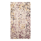 3x5 Beige, Charcoal, Aubergine Color Hand Knotted All-Over 100% Wool Modern Oriental Rug