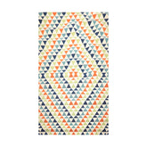 9x12 Multicolor, Lime, Orange Color Machine Made Geometric polypropylene||Wool Indoor Outdoor Oriental Rug