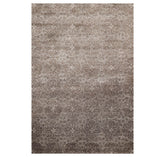 8x10 Brown, Beige, Color Hand Tufted All-Over Wool & Art Silk||Wool Transitional Oriental Rug