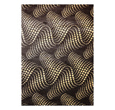 8x10 Brown, Black, Ivory Color Machine Made All-Over 100% Wool Modern Oriental Rug