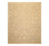8x10 Sage, Beige, Caramel Color Hand Knotted All-Over 100% Wool Traditional-Persian/Oriental Oriental Rug