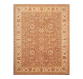 8x10 Brown, Beige, Burgundy Color Hand Tufted All-Over 100% Wool Traditional Oriental Rug