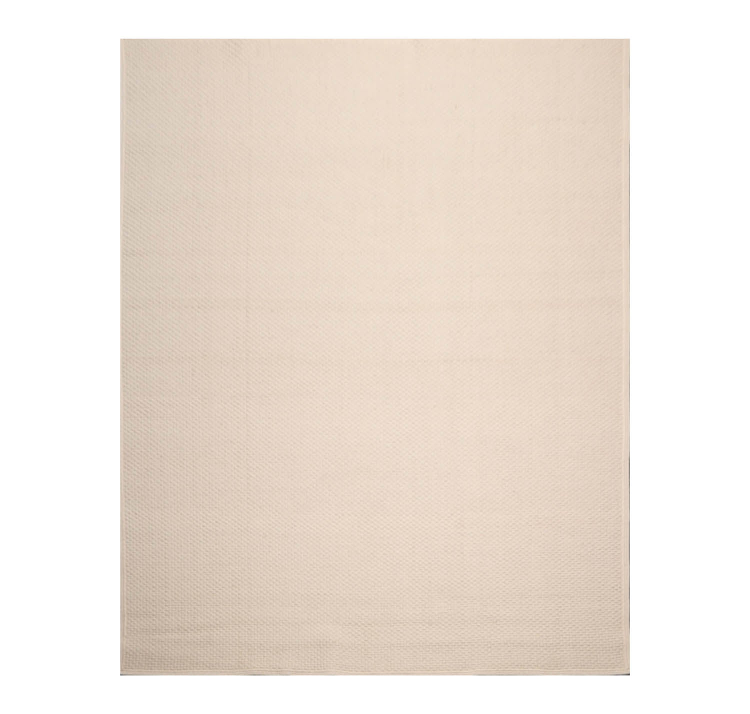 8x10 Oatmeal, , Color Hand Braided All-Over 100% Wool Braided Oriental Rug