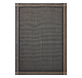8x10 Black, Gray, Brown Color Machine Made All-Over 100% Wool Modern Oriental Rug