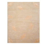 8x10 Gray, Faded Salmon, Color Hand Tufted All-Over 100% Wool Modern Oriental Rug