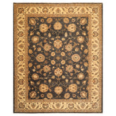 8x10 Gray, Warm Beige, Brown Color Hand Knotted All-Over 100% Wool Traditional Oriental Rug