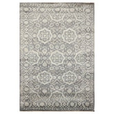 4x6 Gray, , Color Hand Knotted All-Over 100% Wool Transitional Oriental Rug