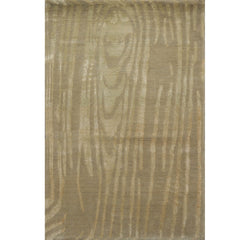 2x3 Gray, Green, Color Hand Knotted All-Over Wool & Silk Modern Oriental Rug