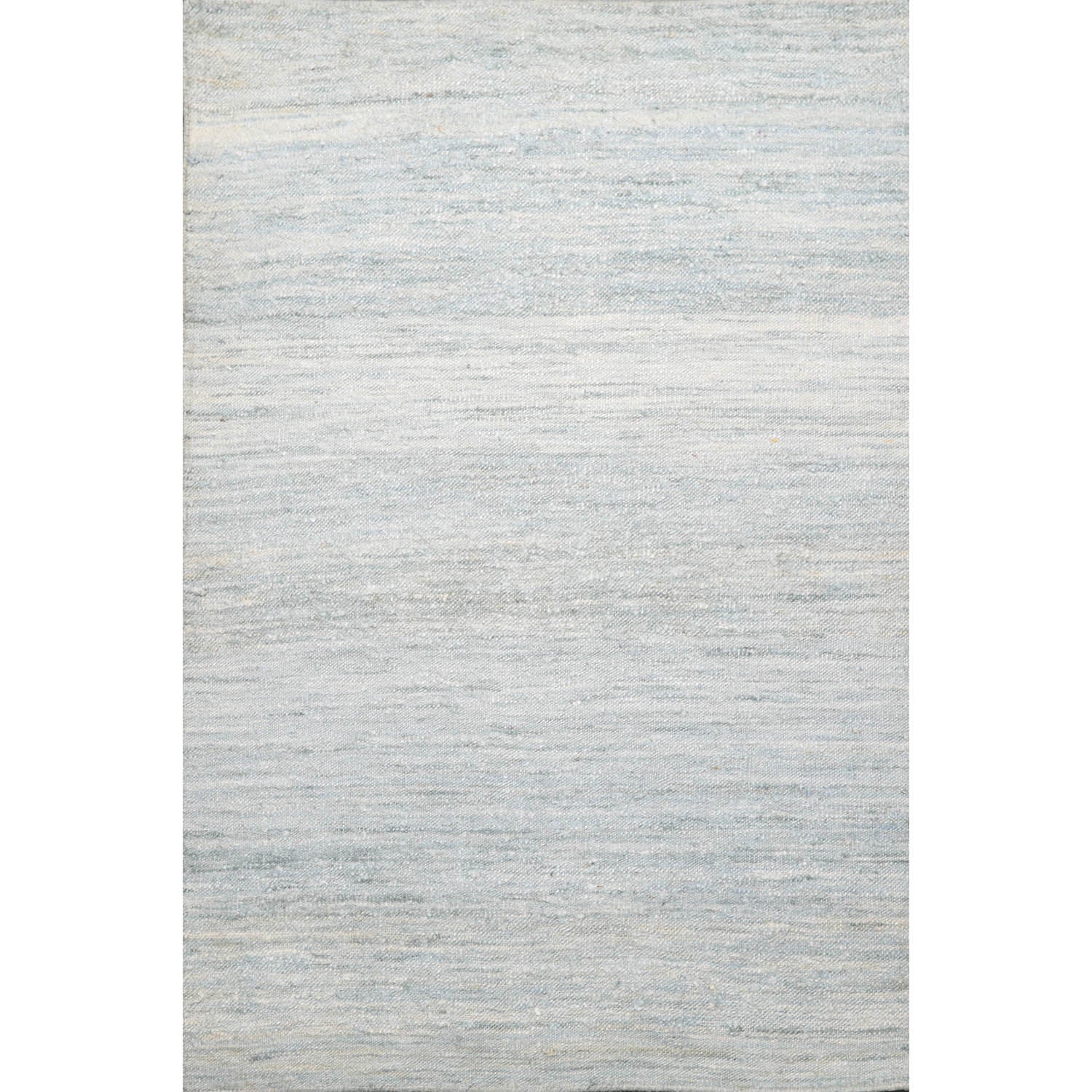 2x3 Blue, Gray, Color Hand Woven All-Over 100% Silk Modern Oriental Rug