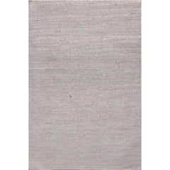 2x3 Gray, , Color Hand Woven All-Over 100% Silk Modern Oriental Rug