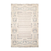 5x7 Beige, Gray, Brown Color Hand Woven All-Over 100% Wool Southwestern Oriental Rug