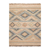 5x7 Beige, Caramel, Gray Color Hand Woven All-Over 100% Wool Southwestern Oriental Rug