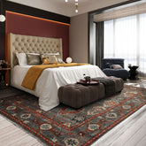 8x10 Gray Ivory Pink Color Hand Knotted Turkish Oushak 100% Wool Traditional Oriental Rug