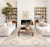 9x12 Oat Meal, Gray, Color Hand Woven Organic Flatweave Wool Traditional Oriental Rug