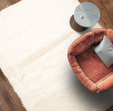 3x5 Ivory, , Color Hand Knotted Afghan Moroccan Wool Contemporary Oriental Rug