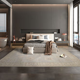 10x14 Gray, Beige, Taupe Color Hand Knotted Afghan Oushak Wool Traditional Oriental Rug