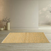 2x3 Hand Knotted Tibetan 100% Wool Michaelian & Kohlberg Transitional Oriental Area Rug Gold, Mint Color