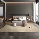 10x14 Dirty Beige, Faded Lime, Light Brown Color Hand Knotted Afghan Oushak Wool Contemporary Oriental Rug