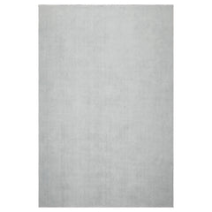 3x5 Light Blue Color Hand Tufted Textured New Zealand Wool Contemporary Oriental Rug