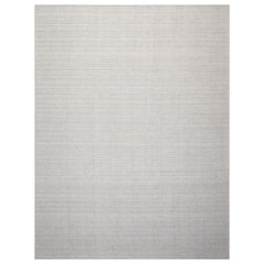 3x5 Ivory Navy Color Hand Woven Herringbone New Zealand Wool Contemporary Oriental Rug