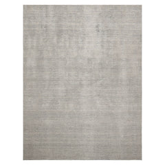 4x6 Beige Gray Color Hand Tufted Textured New Zealand Wool Contemporary Oriental Rug
