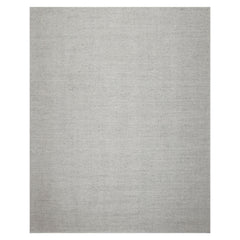 3x5 Ash Gray Color Hand Woven Textured New Zealand Wool Modern Oriental Rug