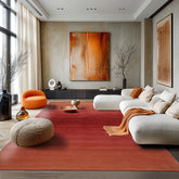 9x12 Raspberry Rose Color Hand Tufted Designer Rug Wool Modern & Contemporary Oriental Rug