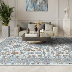 Multi Size Beige Light Blue Brown Color Hand Tufted Handmade Wool Modern & Contemporary Oriental Rug