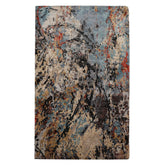 3x5 Beige, Brown, Gray Color Hand Knotted Tibetan Wool Contemporary Oriental Rug