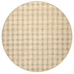 Multi Size Taupe Ivory Teal Color Hand Loomed Wool Contemporary Oriental Rug
