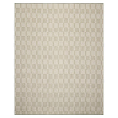 Multi Size Green White Color Hand Loomed Flatweave Wool Modern Oriental Rug