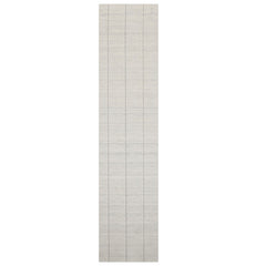 Multi Size Ivory Gray Color Hand Loomed Flatweave Wool Modern Oriental Rug