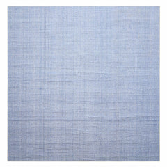Multi Size Tone on Tone Blue Color Hand Loomed Berber Wool Contemporary Oriental Rug