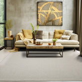 Multi Size White Sage Color Hand Loomed Flatweave Wool Modern Oriental Rug