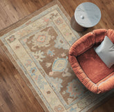 3x5 Camel, Beige, Brown Color Hand Knotted Turkish Wool Arts & Crafts/Mission Oriental Rug