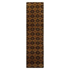 3x5 Black, Gold, Color Hand Knotted Tibetan Wool Art Deco Oriental Rug