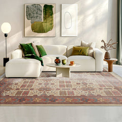 Ivory 8'x10' Jahan Traditional All-Over Pande Cameron Plush pile Hand Knotted Wool Oriental Area Rug