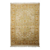 6x9 Gray, Beige, Pistacchio Color Hand Knotted Oushak Wool Arts & Crafts Oriental Rug